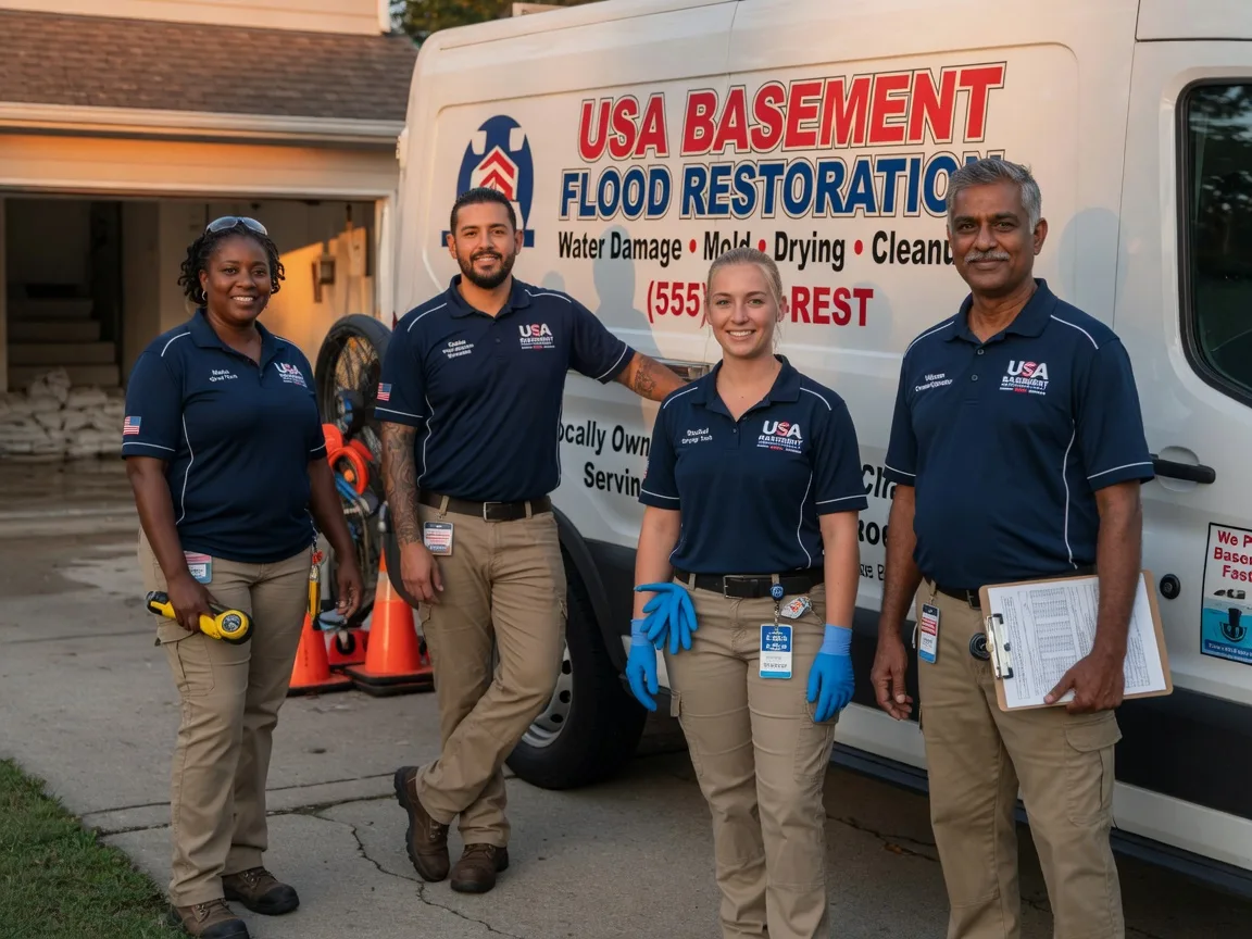 Basement Flood Cleanup company in Wilsons, VA